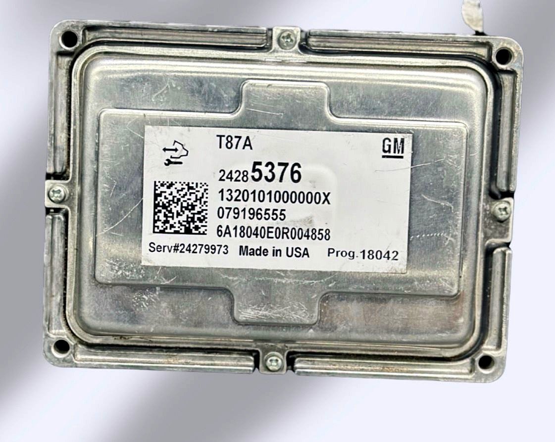 TCM GM T87A referencia 24285376 service number 24279973, vista general con la etiqueta